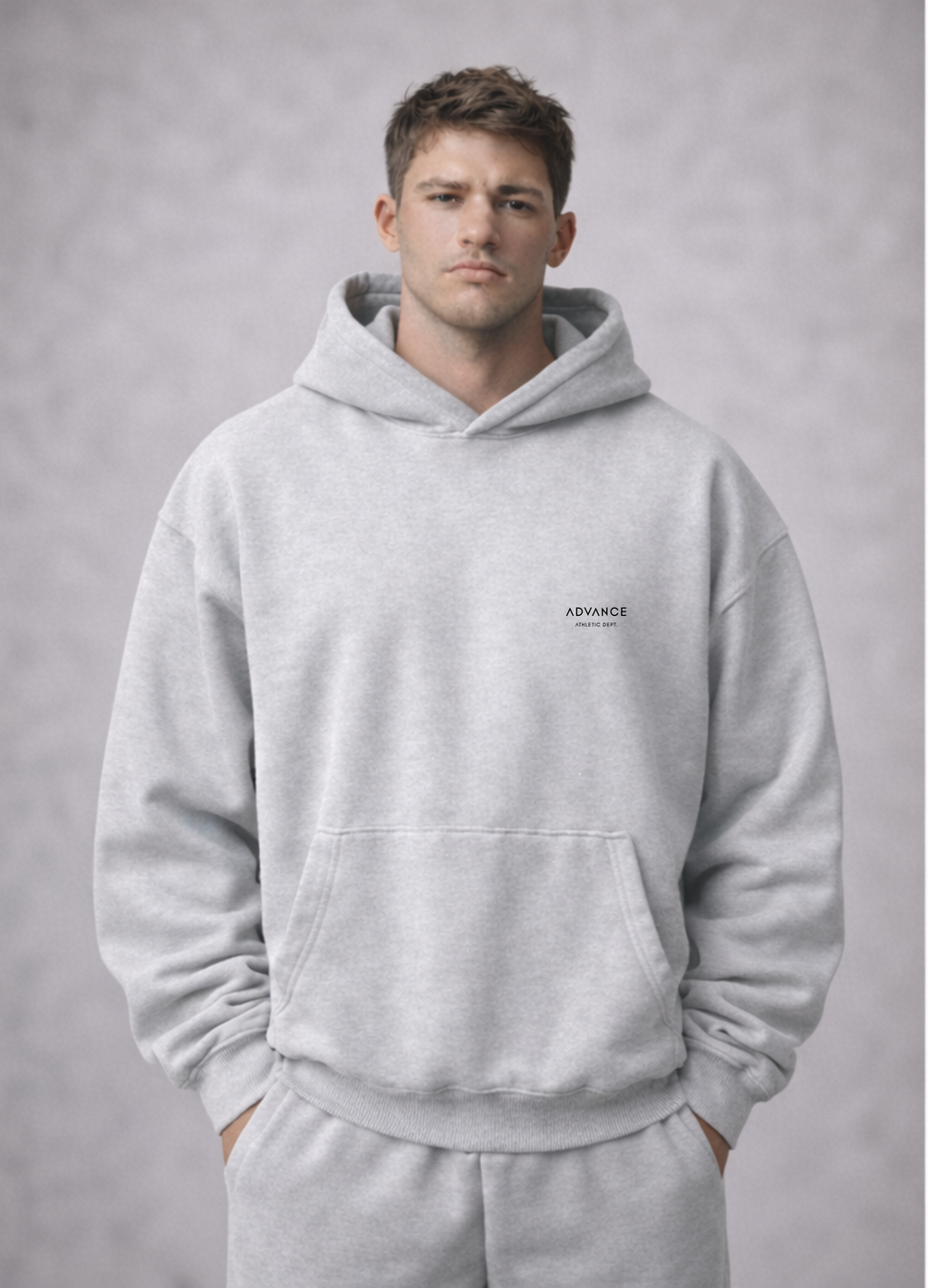 Core Hoodie Stone Grey